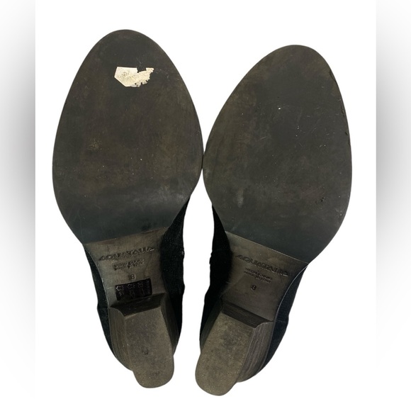 Aquatalia | Fern Black Suede Ankle Boots- size 8 - Picture 10 of 11